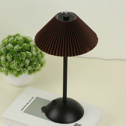 Retro USB Rechargeable Desk Lamp Bedroom Decor Indoor Lighting Touch Dimmer Switch Control
