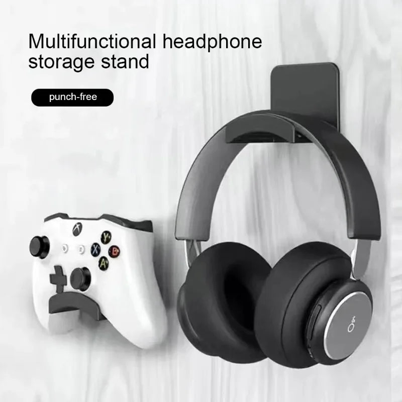 Universal Headphone Stand – Under-Desk Headset Hanger