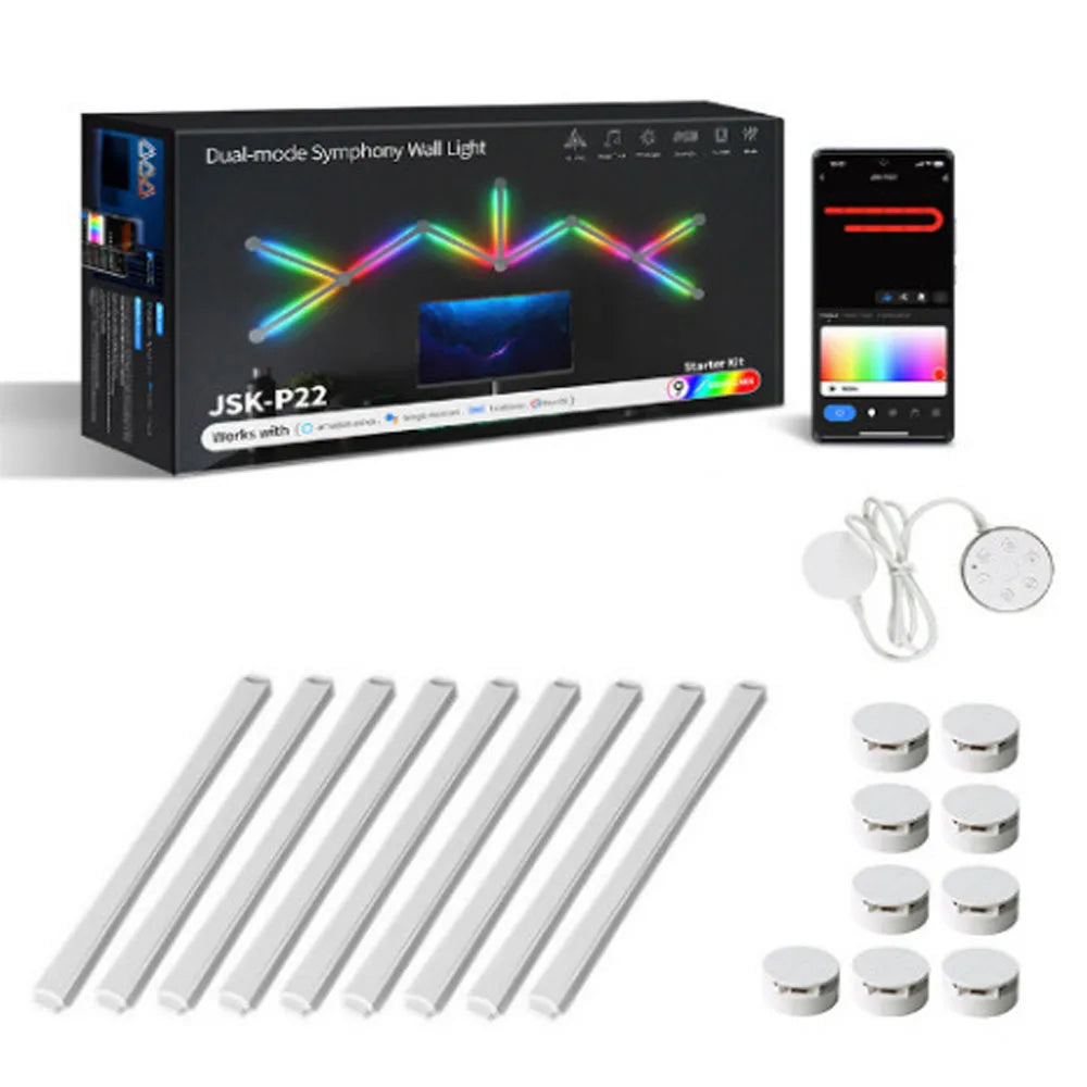 DIY RGB Splicing Wall Light
