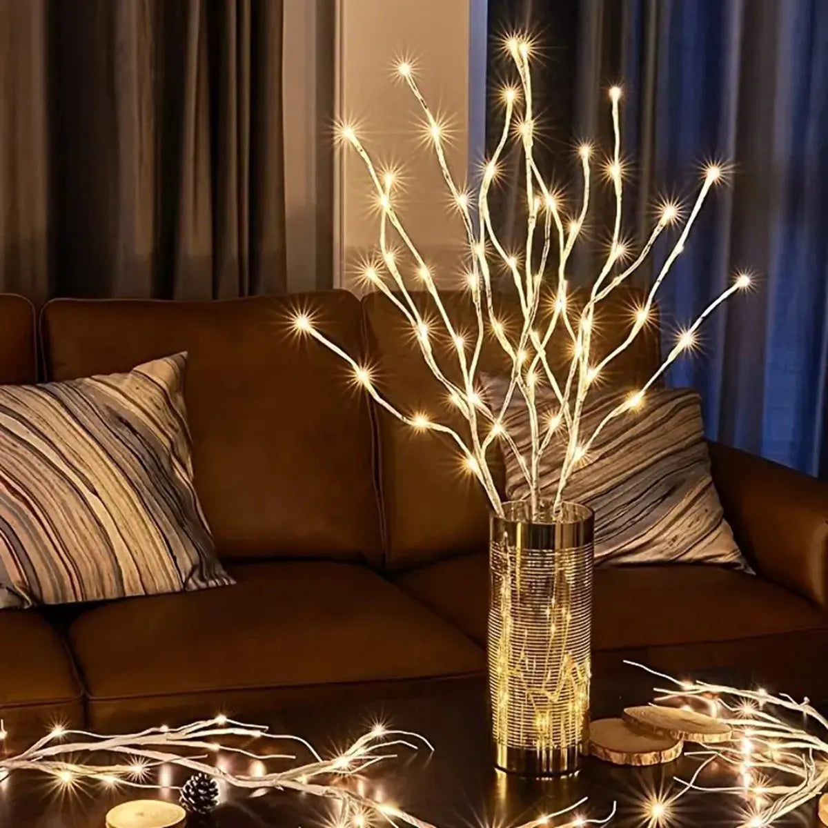 LED Birch Branch Fairy Lights