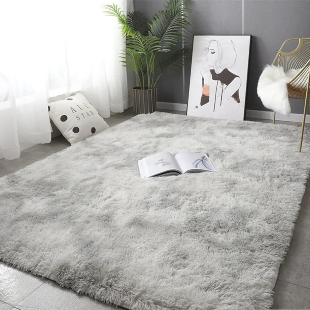 Gradient Plush Area Rug Soft Anti-Slip Living Room