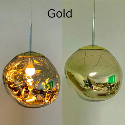 Nordic LED Lava Ceiling Pendant Lamp Glass Lights Modern Lighting Living Room Indoor Decor Home
