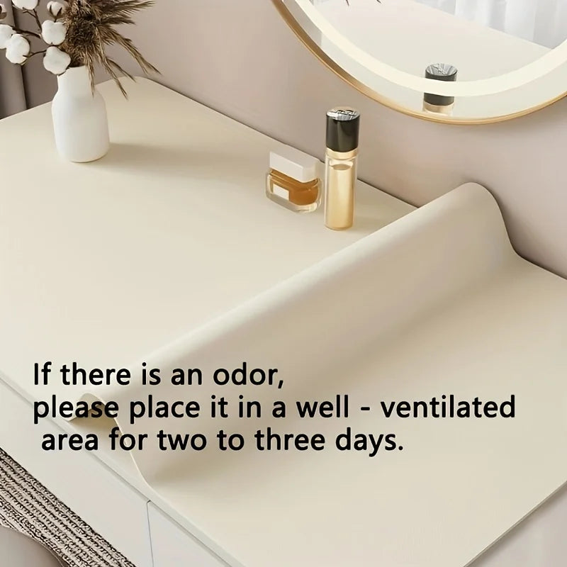 Large Faux Leather Desk Pad – Waterproof Non-Slip Mouse Pad