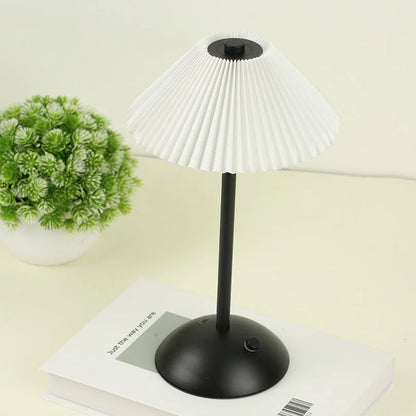 Retro USB Rechargeable Desk Lamp Bedroom Decor Indoor Lighting Touch Dimmer Switch Control