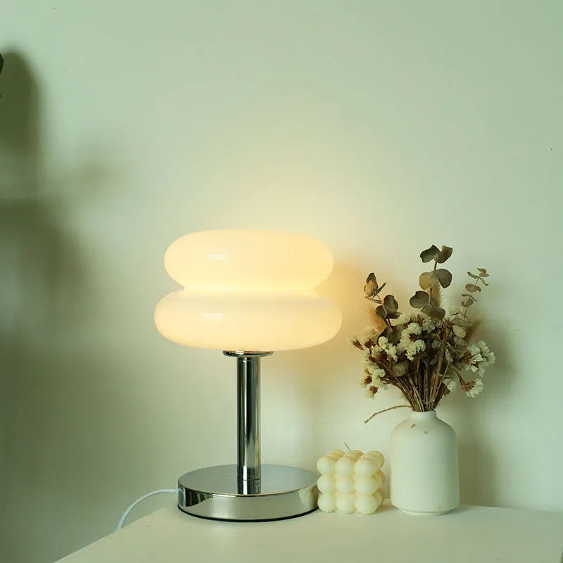 Macaron Dimmable Glass Bedside Lamp