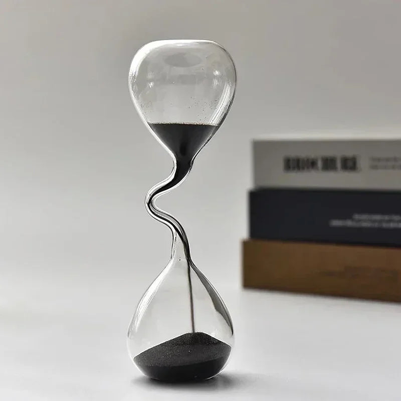 Modern Glass Hourglass Sand Timer Home Decor Ornament