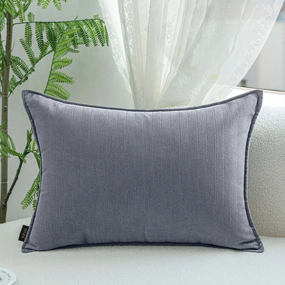 50x70/60x80/70x70CM Large Size Throw Pillow Cover Stripe Solid Waist Cushion Decor Home Decorative