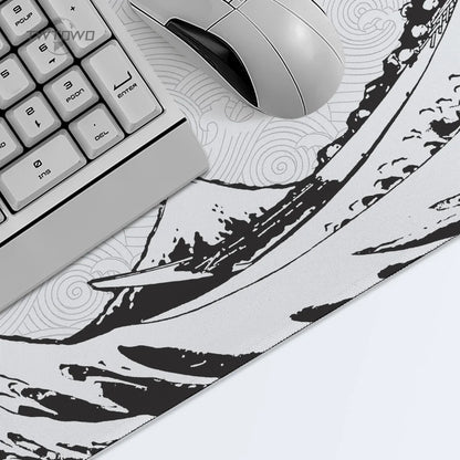 Black and White XXL Gaming Mouse Pad Desk Mat Non-Slip Available Sizes Office Smooth Surface