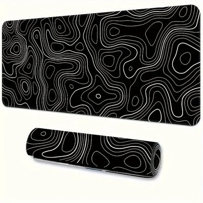 Large Extended Mouse Pad Stitched Edge Desk Mat Gaming Accessories Non-Slip 4 Size Options