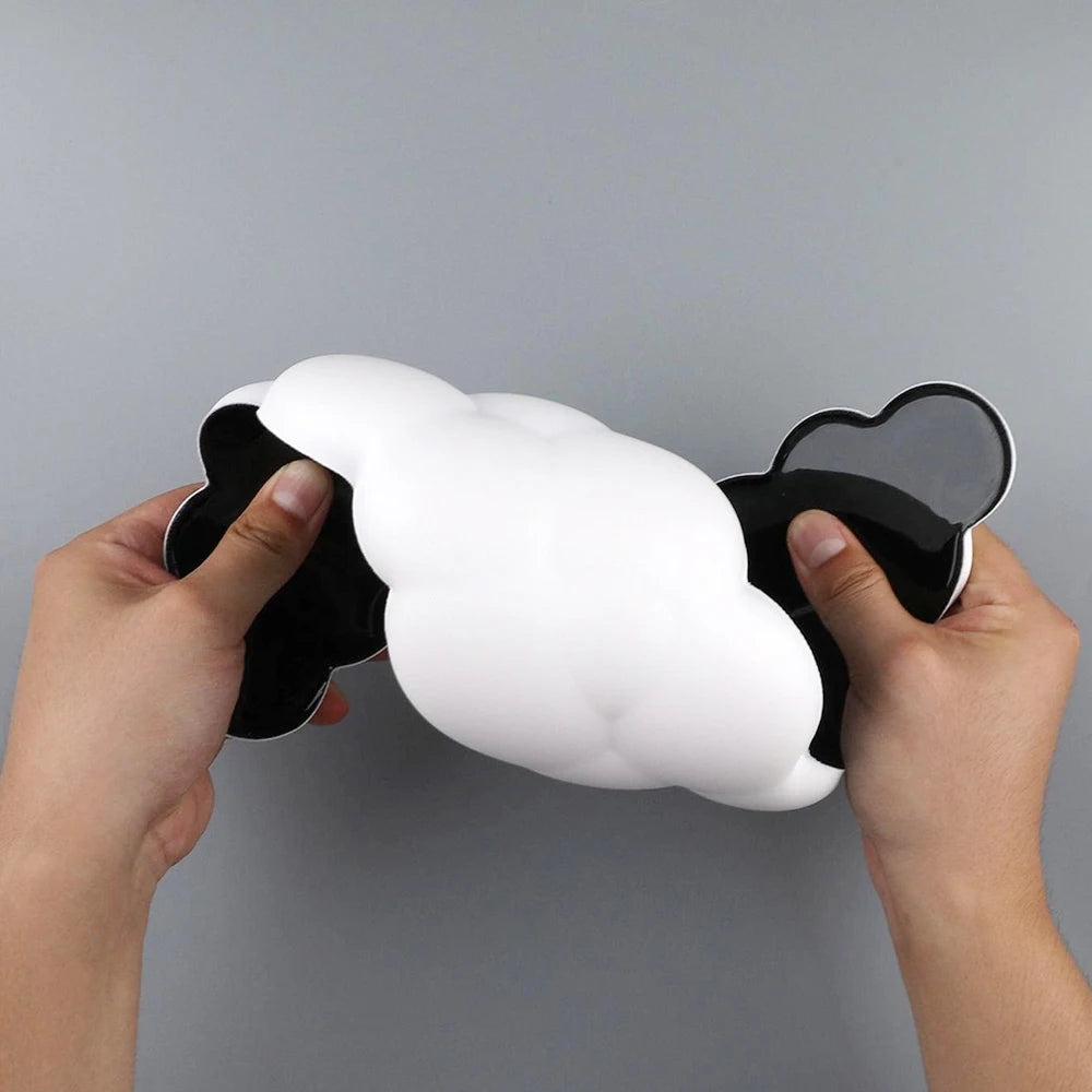Cloud Wrist Rest Mouse Pad – Anti-Slip Ergonomic Keyboard Support