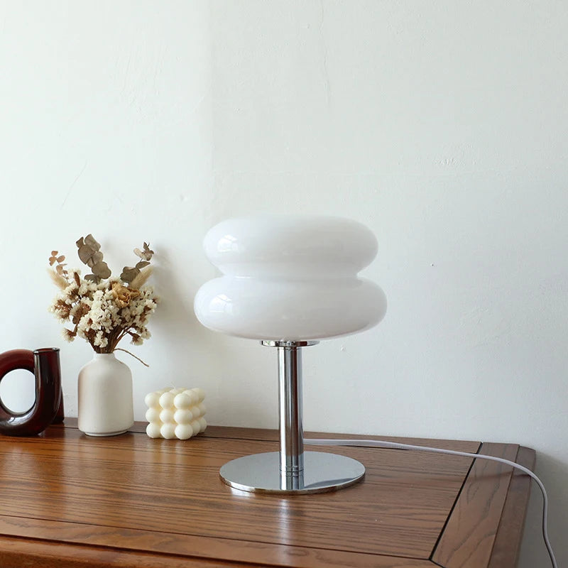 Macaron Dimmable Glass Bedside Lamp