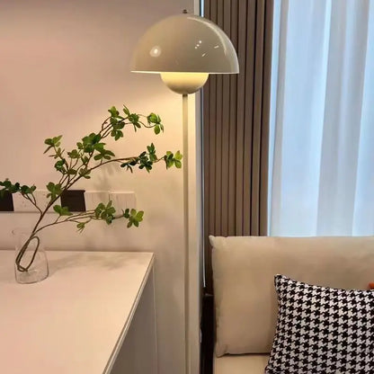 Retro Mushroom Floor Lamp Minimalist Standing Bedroom Living Room Corner Decor LED Modern Home