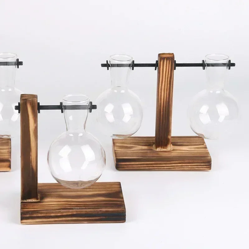 Glass Hydroponic Plant Terrarium Vase Propagation Bottle Desktop Office Green Home Decor