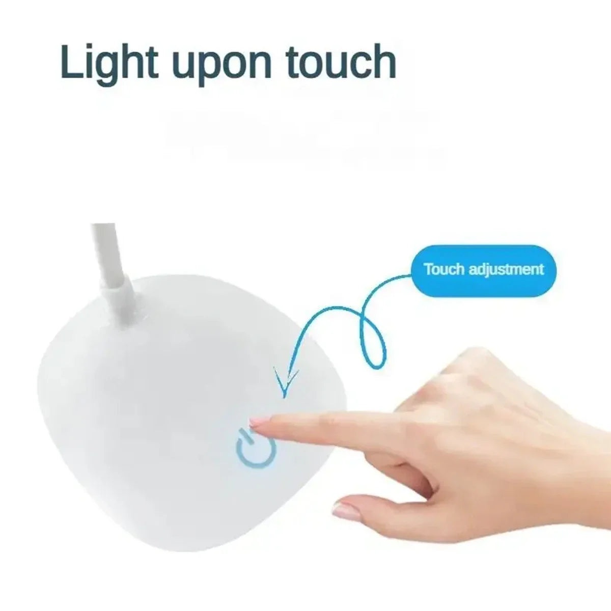 Home Office LED Desk Lamp – USB Touch Dimmer 3 Brightness Levels