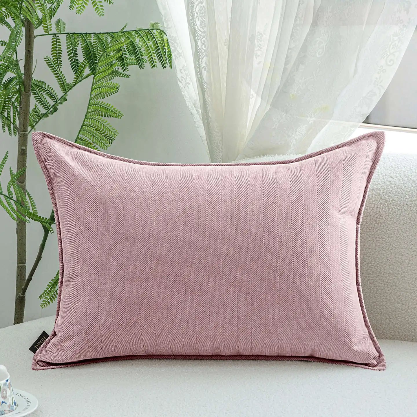 50x70/60x80/70x70CM Large Size Throw Pillow Cover Stripe Solid Waist Cushion Decor Home Decorative
