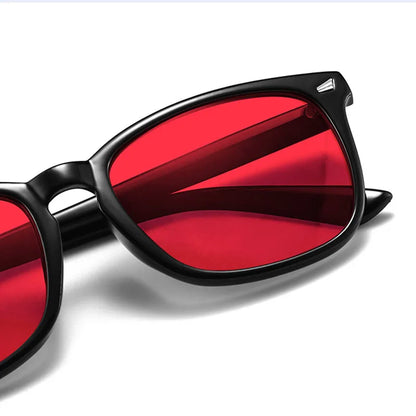 Unisex Red Yellow Orange Tinted Anti Blue Light Glasses Night Sleep Lens Filter Eyewear for Eye