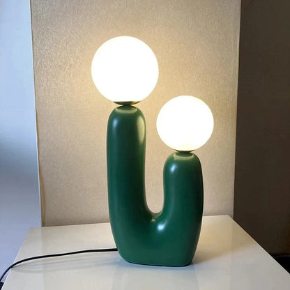 Nordic Scandinavian Art Glass Table Lamp Warm Ambient Glow Versatile Placement