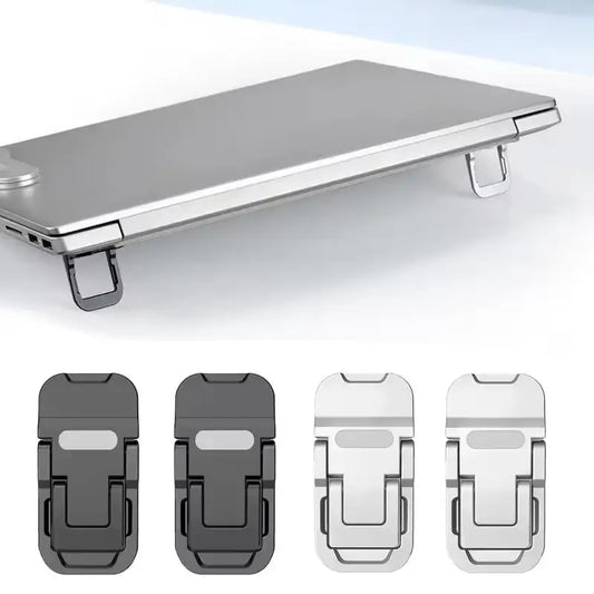 2-Pack Foldable Laptop Stand – Portable Adjustable Notebook Riser