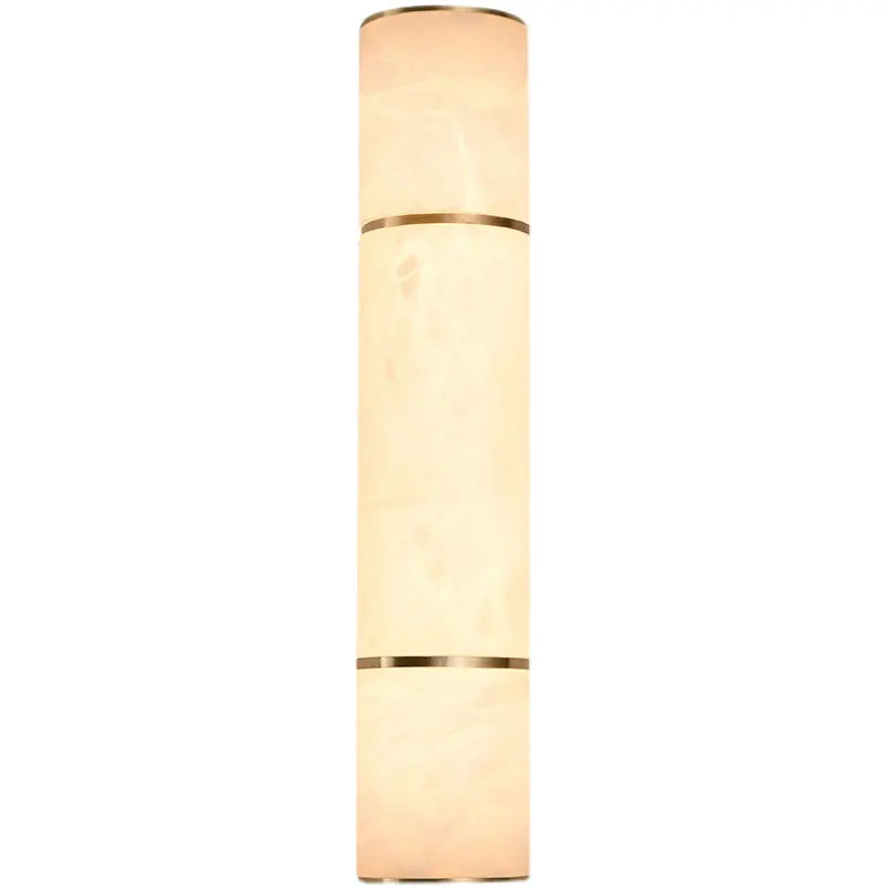 Marble LED Wall Sconce Copper Bedside Bedroom Wall Light