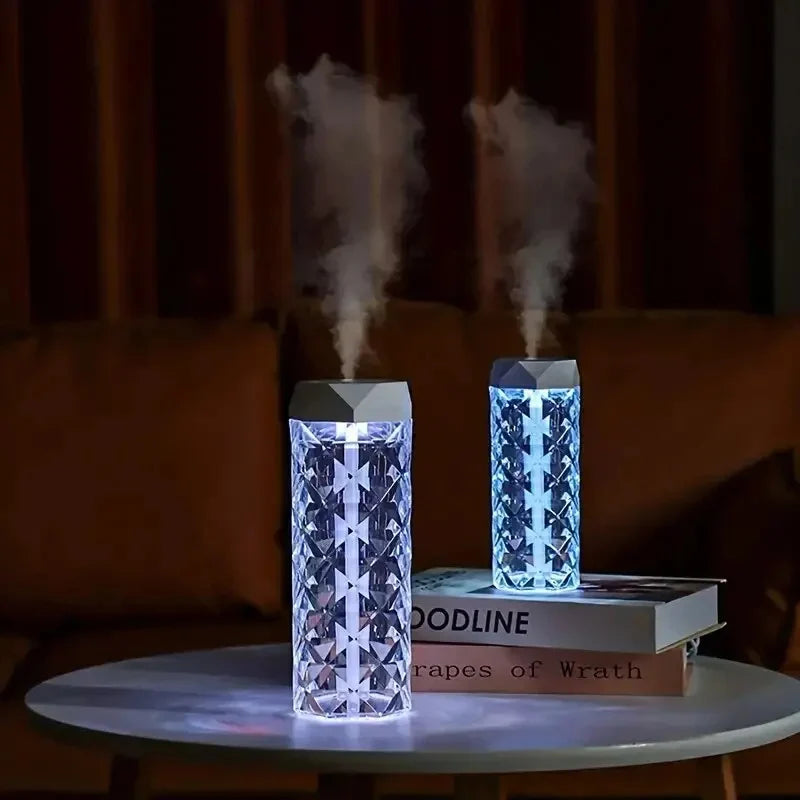 400ml Crystal Air Humidifier USB Aroma Diffuser RGB
