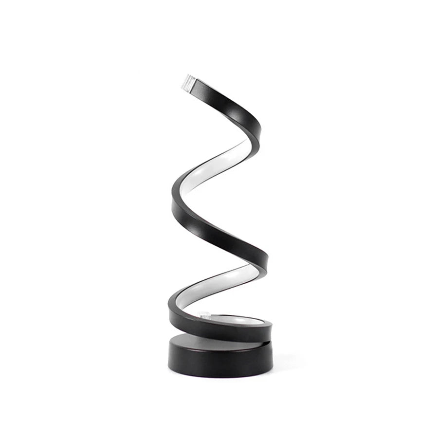 Spiral LED USB Desk Lamp