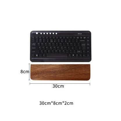 Walnut Wood Keyboard Wrist Rest Palm Pad Mechanical Ergonomic 87/98/104/108 Key Suitable For