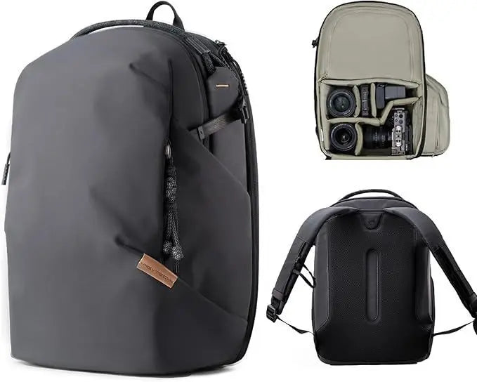 Camera Backpack 16L 22L Water-Resistant Photography Bag