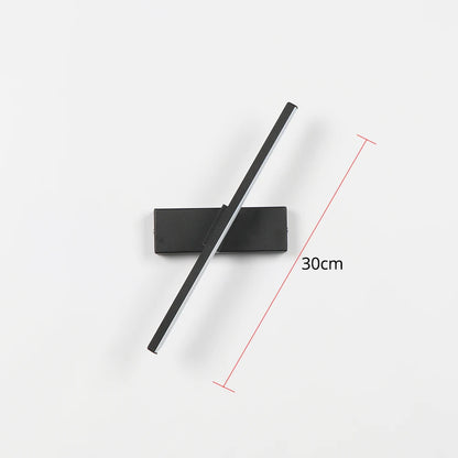 Rotatable LED Bedside Wall Light 330° Adjustable Angle Aluminum 3 Color Temperature Reading Lamp