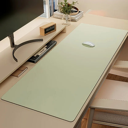 Large Faux Leather Desk Pad Non-Slip Office Accessories Waterproof Available Sizes