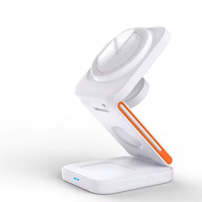 3-In-1 Foldable Charging Station and Portable Fast Magnetic Hold Wide Device Support