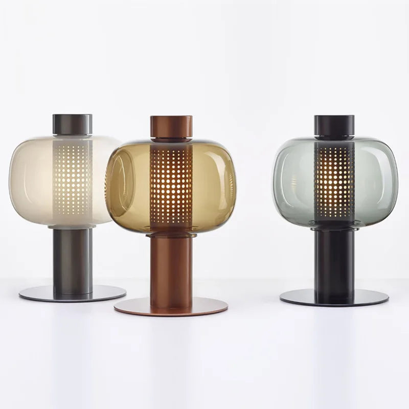 Italy Designer Table Lamps Modern Glass Desk Light for Living Room Bedside Bedroom