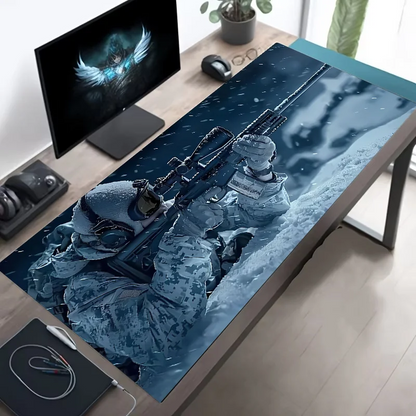 Tactical XXL Gaming Mouse Pad FPS Desk Mat Non-Slip Office Smooth Surface Extended
