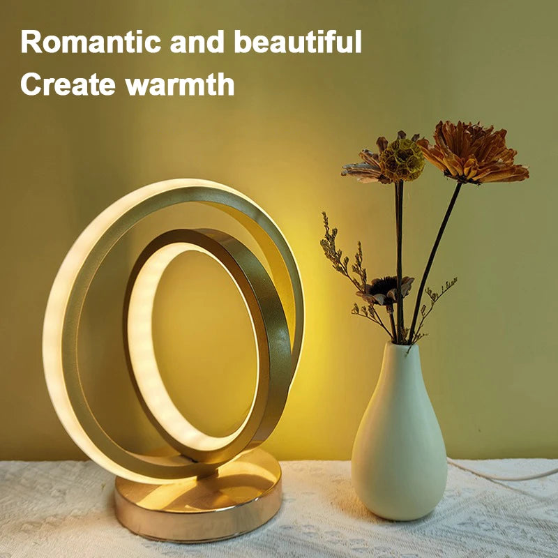 LED Aluminium Plug-In Desk Lamp – 3 Colour Touch Dimmer