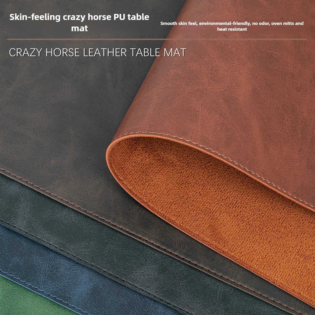 Waterproof PU Desk Pad Large Mat Non-Slip Office Gaming Smooth Surface Extended