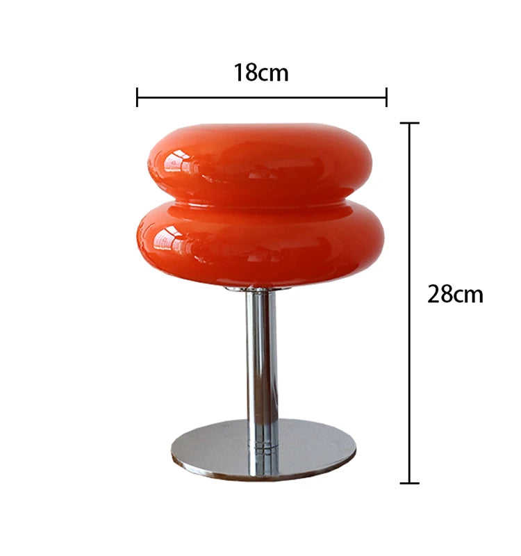Macaron Dimmable Glass Bedside Lamp