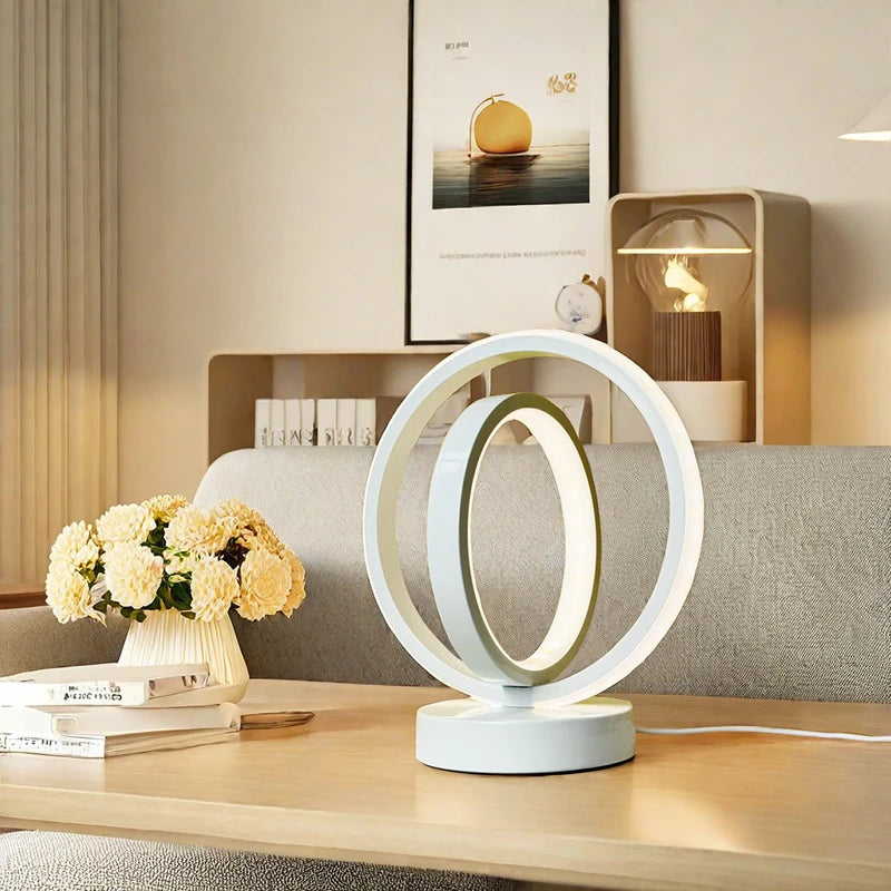 LED Aluminium Plug-In Desk Lamp – 3 Colour Touch Dimmer