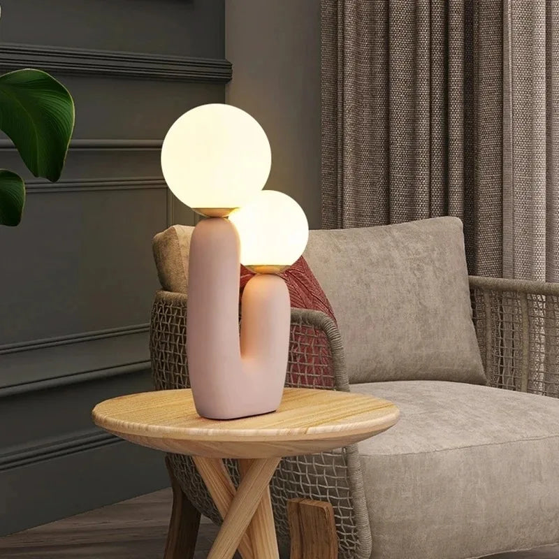 Nordic Art Glass Table Lamp