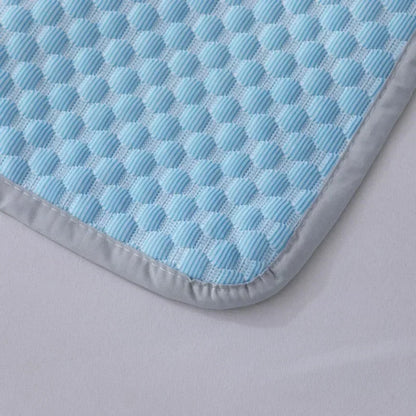 Summer Cooling Pillowcase Solid Color Ice Bean Cool Feeling Air Conditioning Cover Washable