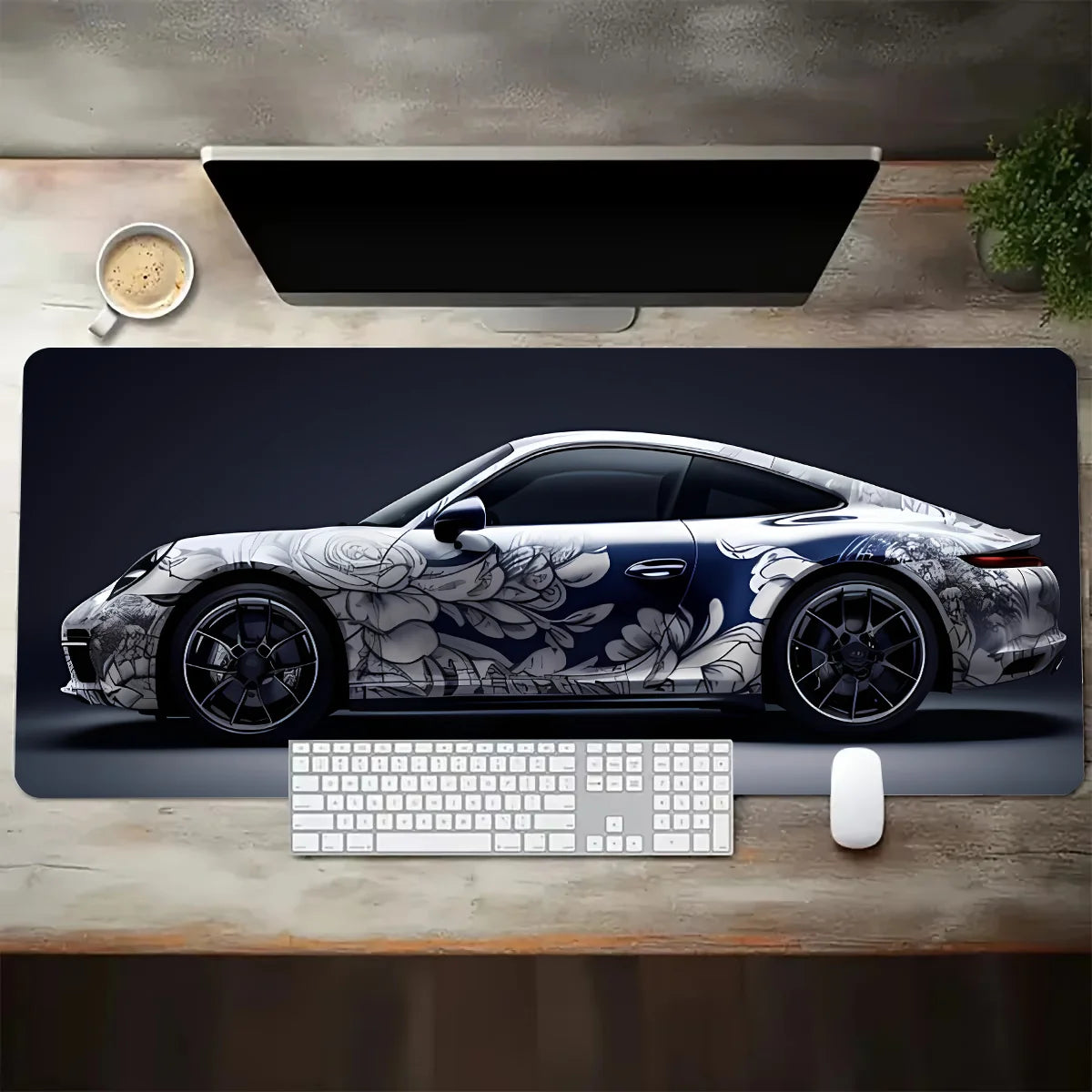 XXL Sports Car Gaming Mouse Pad