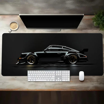 XXL Sports Car Gaming Mouse Pad Extended Coverage Anti-Slip Rubber Base Waterproof