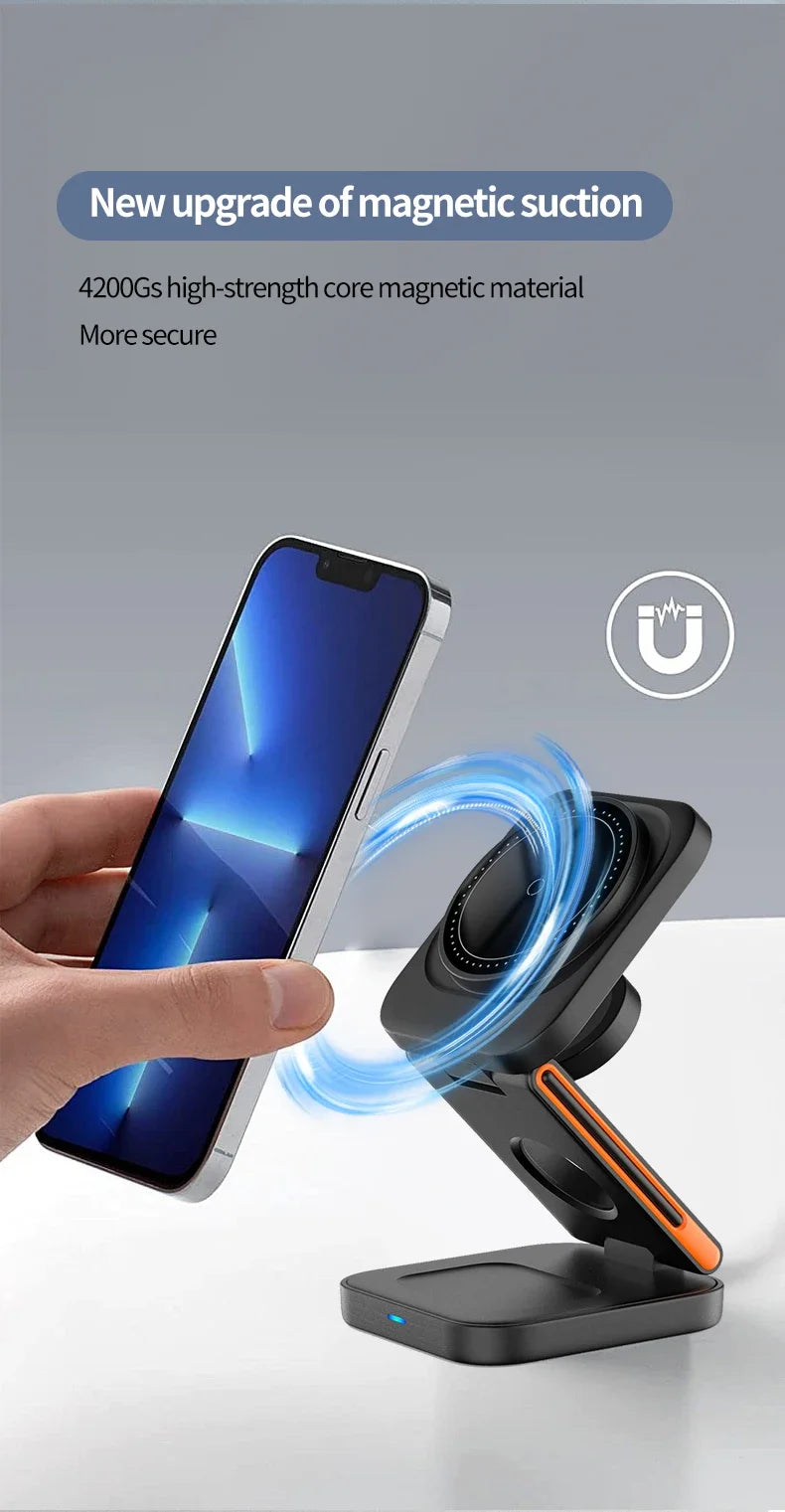 3-in-1 Foldable Charging Station