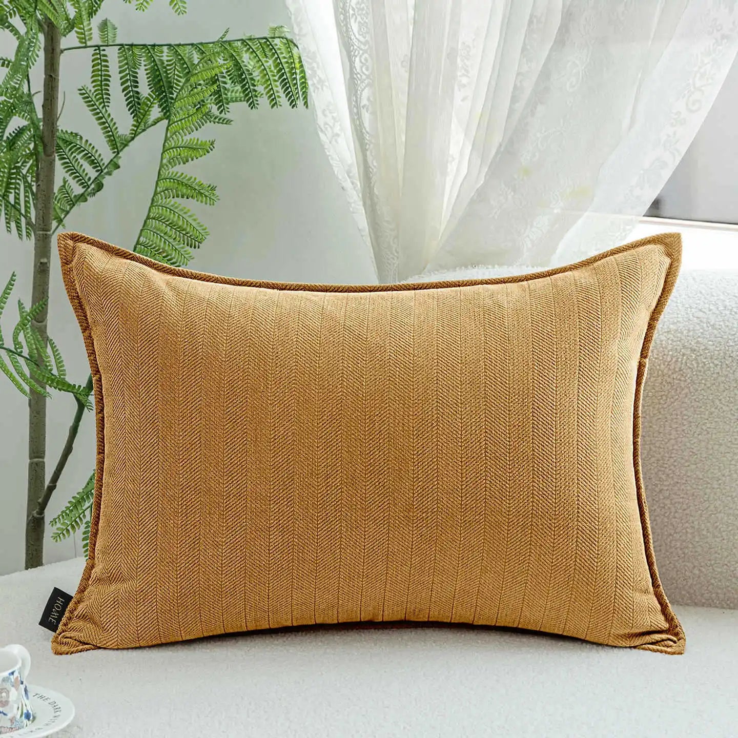 50x70/60x80/70x70CM Large Size Throw Pillow Cover Stripe Solid Waist Cushion Decor Home Decorative