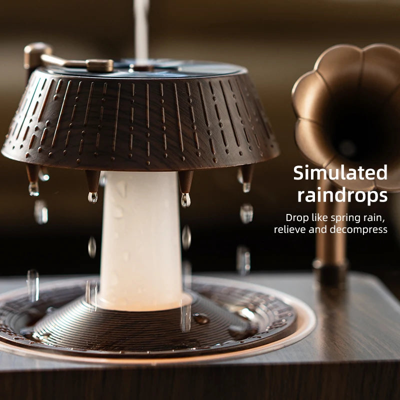 Raindrop Rotating Aroma Diffuser 250ml RGB Remote