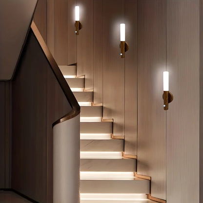 Rechargeable Motion Sensor Wall Light Indoor Lighting Magnetic Tool-Free Mount