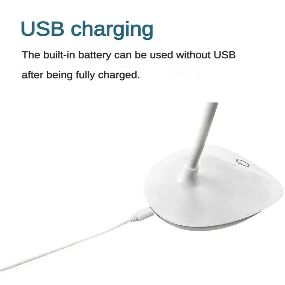 Home Office LED Desk Lamp – USB Touch Dimmer 3 Brightness Levels