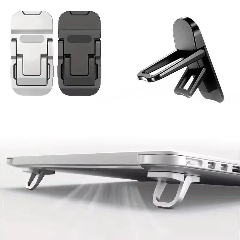 2-Pack Foldable Laptop Stand – Portable Adjustable Notebook Riser