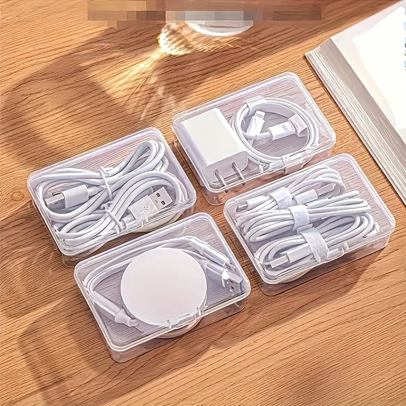 Cable Organizer Box Desktop Cable Management Storage