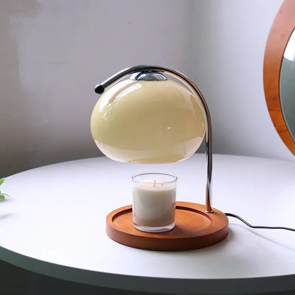 Retro Glass Candle Warmer Lamp with Dimmer Wax Melt Warmer Aromatherapy Candle Heater for Home