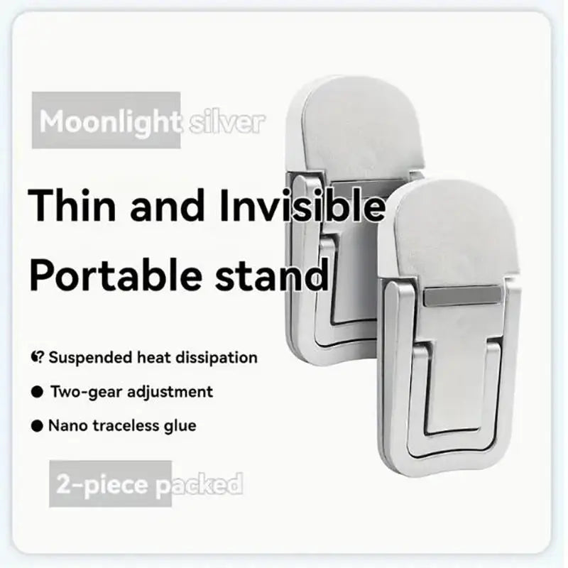 2-Pack Foldable Laptop Stand – Portable Adjustable Notebook Riser
