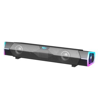 Computer Soundbar Bluetooth 5.0 PC Speaker USB RGB Desk Accessory